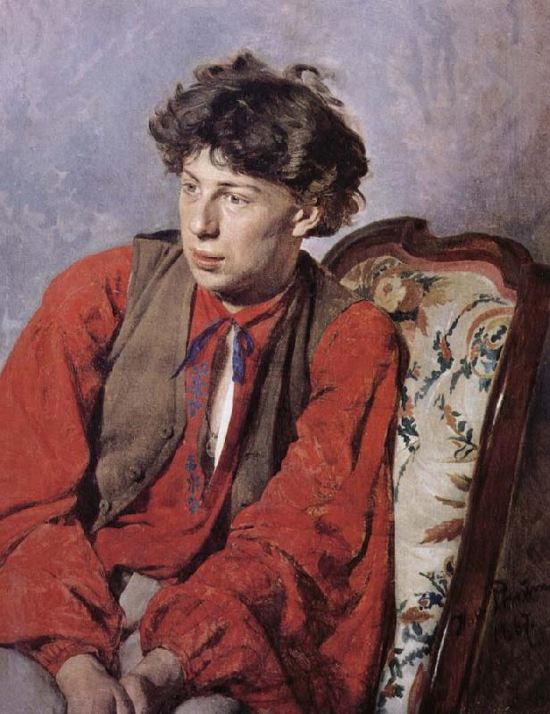 Ilia Efimovich Repin Vasile Repin portrait oil painting image